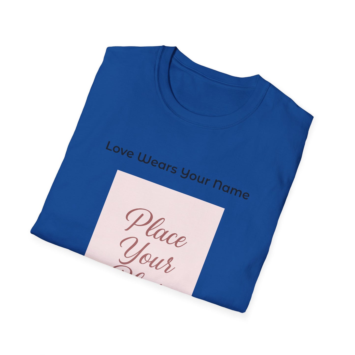 Love Wears Your Name™ This shirt carries more than a photo—it carries your heart.
