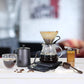 Pour over Coffee Maker Set, Coffee Kettle Scale, Pour over Coffee Dripper, Bean Grinder, Glass Server, Drip Cup, Filter Paper, A