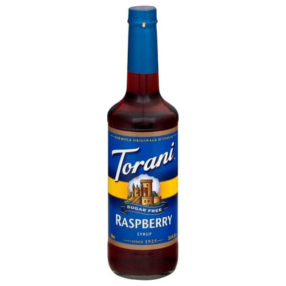 Sugar-Free Raspberry Syrup, 750 Ml Glass Bottle