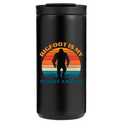 Bigfoot Is My Spirit Animal 14oz Insulated Coffee Tumbler