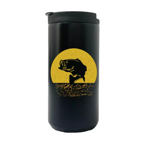 Bass Fishing 14oz Insulated Coffee Tumbler