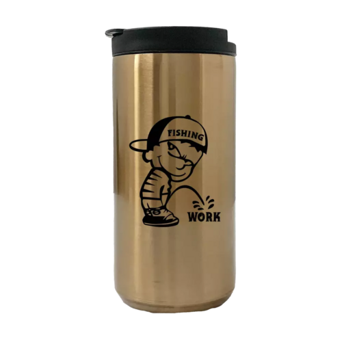 Fishing And Work 14oz Insulated Coffee Tumbler