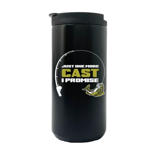 Just One More Cast, I promise 14oz Insulated Coffee Tumbler