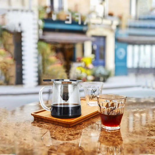 Coffee Dripper Slow Drip Paperless Coffee Filter, Double Mesh Stainless Steel