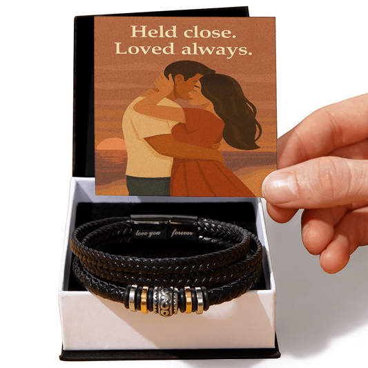 - Always Yours™ – Personalized Vegan Leather Bracelet. A subtle, powerful reminder of lasting love.