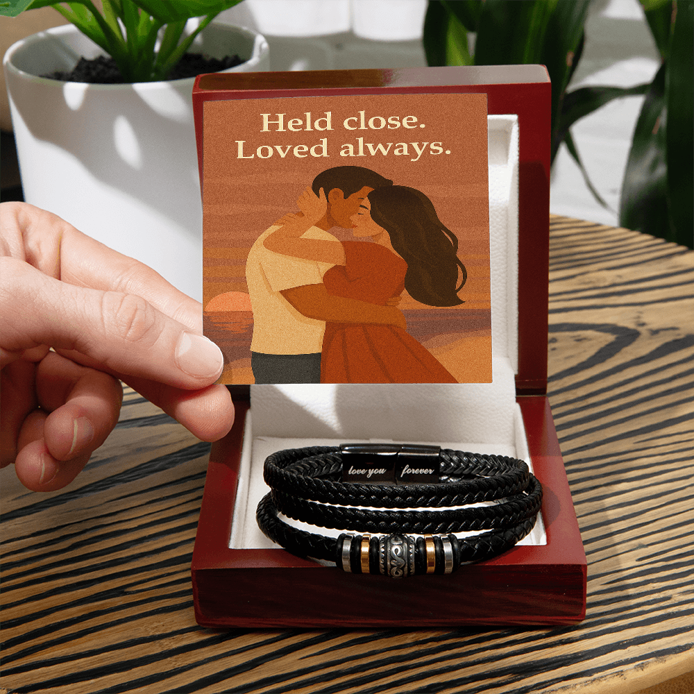- Always Yours™ – Personalized Vegan Leather Bracelet. A subtle, powerful reminder of lasting love.
