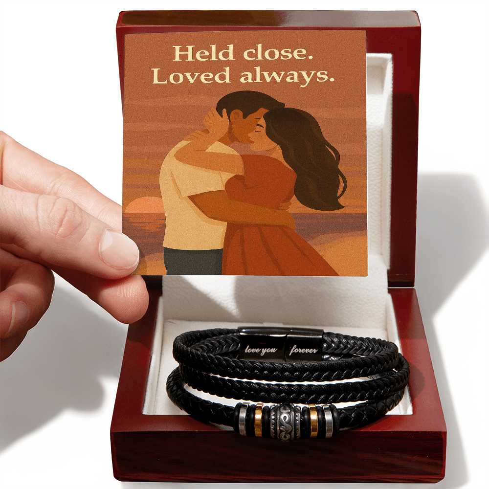 - Always Yours™ – Personalized Vegan Leather Bracelet. A subtle, powerful reminder of lasting love.