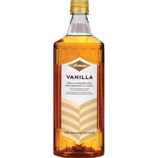 Fontana Vanilla Flavored Coffee Syrup 1 Liter (NES41273)