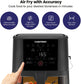 Air Fryer W/ Digital Touch Display, 5 Qt. Capacity, Windowed Basket - Black, New
