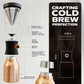 Cold Brew Coffee Maker, Award-Winning 40Oz Insulated Cold Brew Brewer with Portable Stainless Steel Carafe – No.1 Europe Coffee Fest Winner, Leakproof, Bpa-Free, Keeps Cold 24H