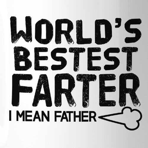 World's Bestest Farter Funny Dad Coffee Mug