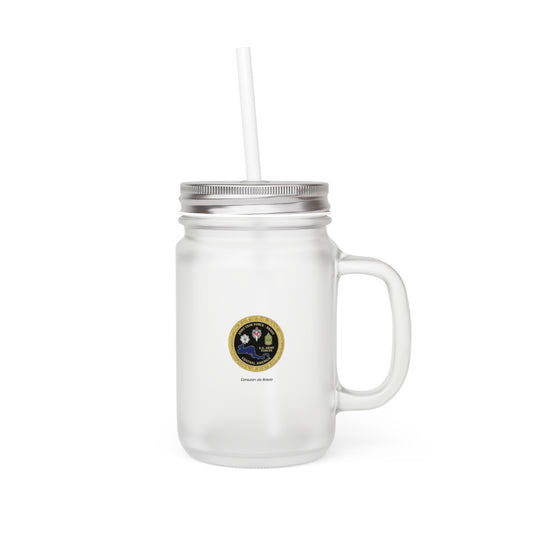 Corazon de Bravo Mason Jar