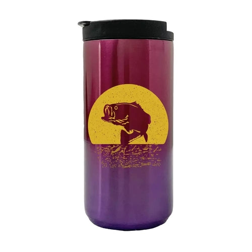 Bass Fishing 14oz Insulated Coffee Tumbler