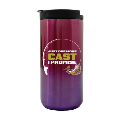 Just One More Cast, I promise 14oz Insulated Coffee Tumbler