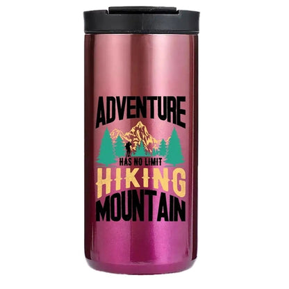 Adventure Has No Limit Hiking Mountain 14oz Insulated Coffee Tumbler
