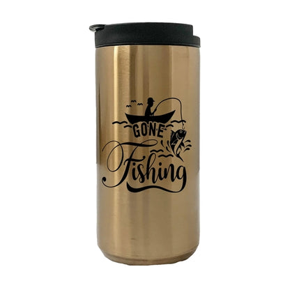 Gone Fishing 14oz Insulated Coffee Tumbler