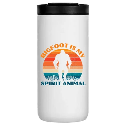 Bigfoot Is My Spirit Animal 14oz Insulated Coffee Tumbler