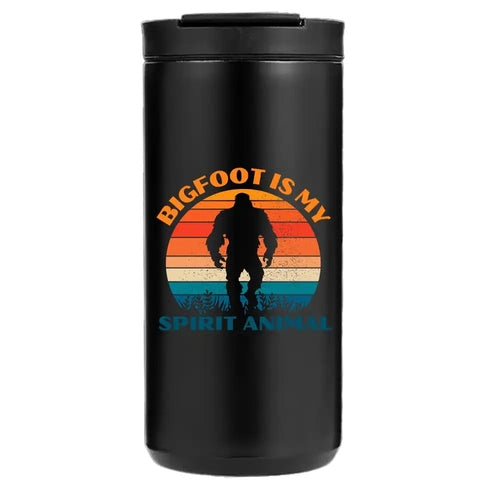Bigfoot Is My Spirit Animal 14oz Insulated Coffee Tumbler