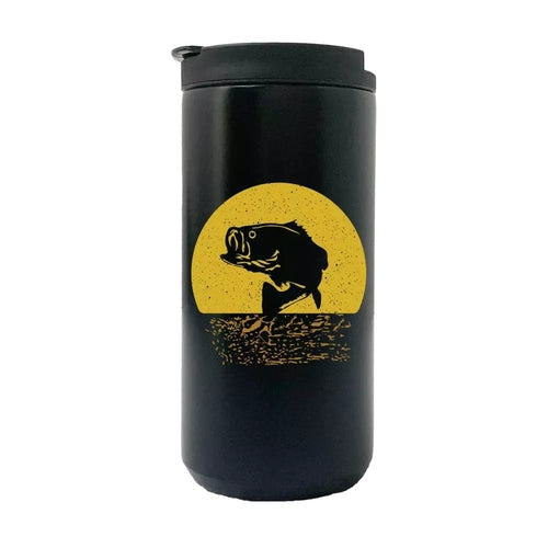 Bass Fishing 14oz Insulated Coffee Tumbler