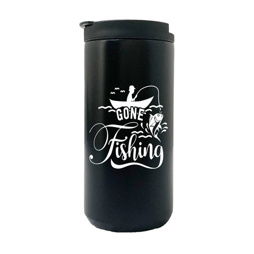 Gone Fishing 14oz Insulated Coffee Tumbler